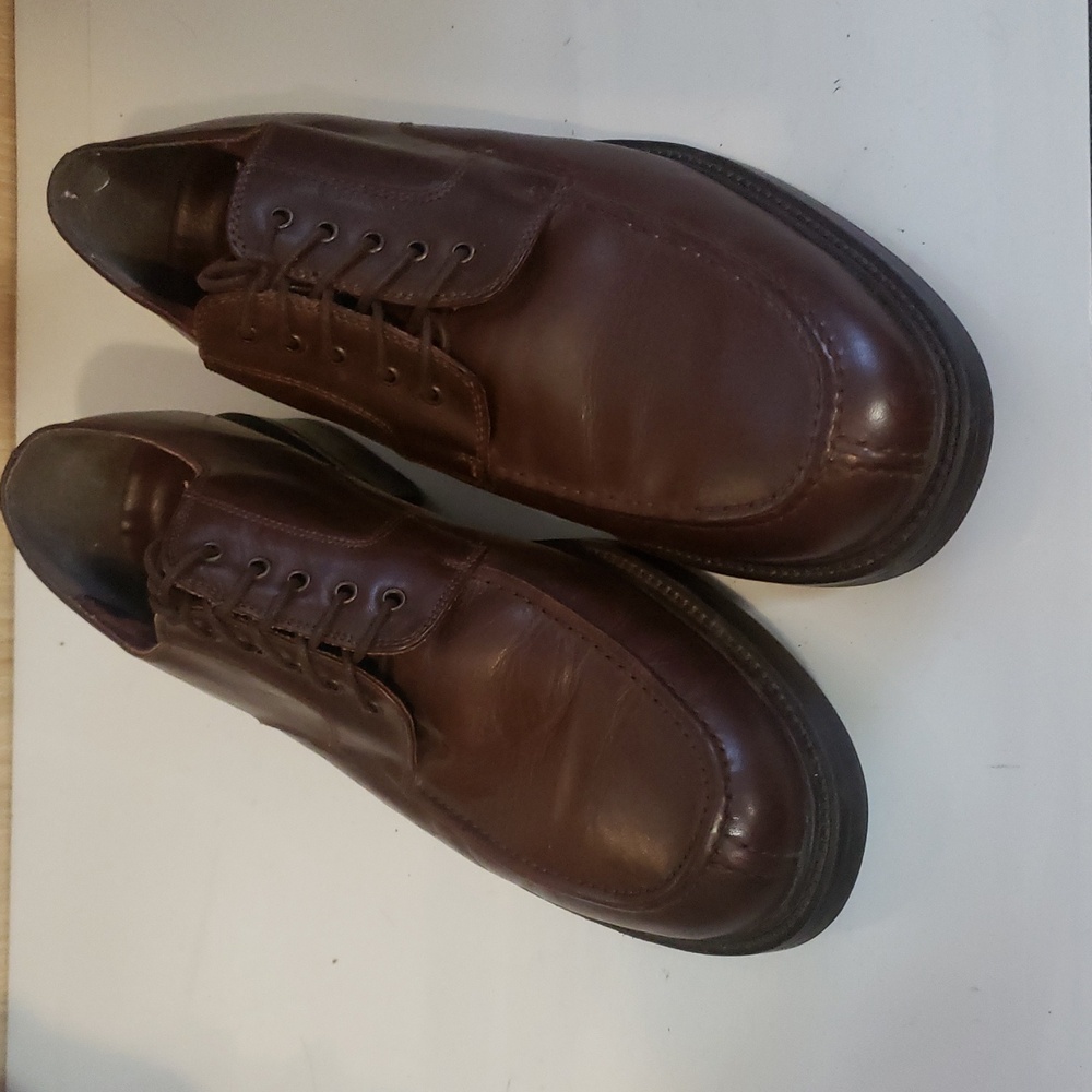 Bill Blass Classic Italian Brown Leather Men's Shoes
